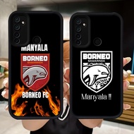 Q85 Borneo FC soft Casing for Realme C2 Narzo 10A C17 7i C75 10 5i 9i 6i 20A 5 5s C2s 14 14X 14T C71