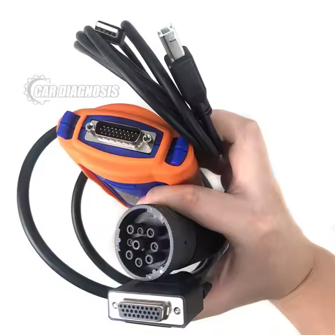 EDL V2 Diagnostic Kit Tool 9 Pin Adapter Cable service electronic data link construction agricultura