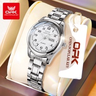 OPK Jam Tangan Perempuan Original Waterproof Quartz Luminous Stainless Steel Casual Ladies Watch Wom