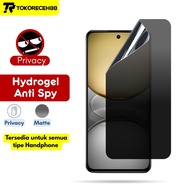 Anti-Scratch Hydrogel Anti-Spy Realme C75 C75x C61 C71 P3 5G GT 7 GT7 PRO GT 7T REALME 14T 14 5G Scr