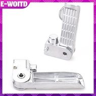 E-WOITD 1Pair Aluminum Alloy Ebike Pedal Set Foot Rest Foldable Footrest Pedal Replacement For Ebike