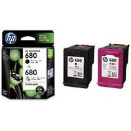 HP 680 Original ink combo(Black + Colour)