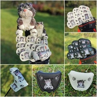 Lucife Cat Lucife Cat Golf Club Cover No. 1 Wood Cover Fairway Wood Cover Iron Wood Cover Golf Iron 