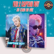 [VER 2] CAPTAIN BOY PHOTO SAY HI BROTHERS Box of 33 Premium CARD With Signature sharp image, Sturdy 