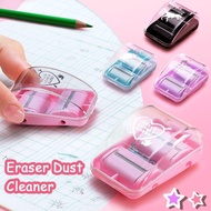 ROSE Eraser Dust Cleaner School Office Supplies With Cute Eraser Mini Creative Stationery Desktop Va