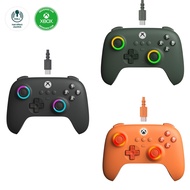 8Bitdo Ultimate C Wired Controller for Xbox Series X|S, Xbox One, Windows 10/11 - Hall Edition, RGB Lighting Fire Ring and Hall Effect Joysticks