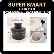 BLACK RUBBER CONNECTOR FOR LOW LEVEL CISTERN ( GETAH JAMBAN)