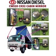 MIRROR CABIN TRUCK NISSAN UD CW520 CK520 /CERMIN KEPALA LORRY