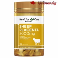 Healthy Care Sheep Placenta 羊胎素胶囊（除皱抗衰老调节内分泌）5000mg X100