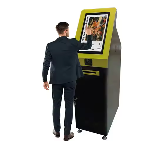 Touch Screen Document laser printing kiosk A4 self service printing kiosk Self-Service Kiosk ATM Ban