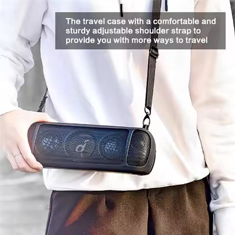X49A-Silicone Case For Anker Soundcore Motion+ Bluetooth Speaker Waterproof Rubber Travel Carry Pouc