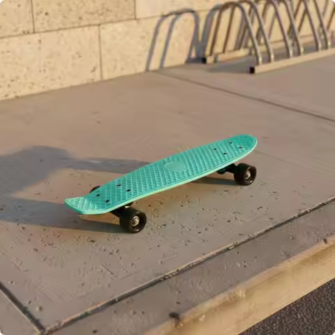 Penny Board Colorful Skateboard Lightweight 27 Inch Cruiser Skateboard for Beginners, Outdoor, Trave