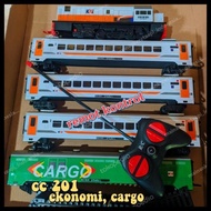 Mainan Kereta Api Indonesia,Miniatur Kereta Api,Remot Kontrol,Cc 201