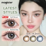 2025 NEW Magister Contact Lens 14.2mm Blush Girl Buff Brown Shadow Gray Glacier Blue Natural 6Months