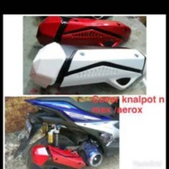 Aerox 155 exhaust cover, Aerox 155 exhaust protector