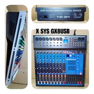 Audio Mixer 8 Channel X Sys Gx8usb Professional Echo Dsp Mixing