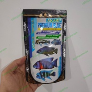 Akari premium blue 100g 1mm mini floating cichlid tropical cichlasoma