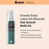 andSons Growell Scalp Lotion 5% Minoxidil for Hair Growth & Hair Loss Treatment (60ml)