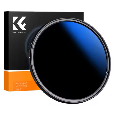 K&F Concept Variable ND Filter 77mm 67mm ND2 to ND2000 Neutral Density ND2-ND2000 C Series 49mm 52mm