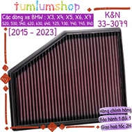 Air filter KN 33-3079 for BMW X3 X4 X5 X6 X7 models