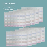 ZHITANG | Student Note Paper Index Stickers Writable Sticky Notes