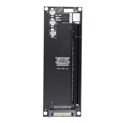 PCIe to SFF-8611 Adapter,Oculink SFF-8611 to PCIe PCI-Express 16X 4X Adapter with SATA Power Port fo