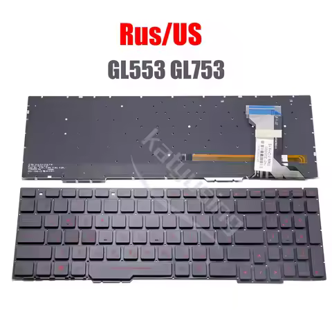 New RU US Arabic Keyboard for Asus Rog GL553 GL553V GL553VW FX553V FX553VD FX553VE GL753 FX753VD ZX5