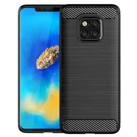 Carbon Fiber Shockproof Case For Mate 20Pro mate 20 pro Silicone Case for Huawei Mate20 pro Bumper B