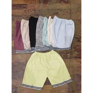 cotton terry plain short w/tape for boy 6-8year old