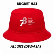 DTF 78th anniversary bucket hats //Indonesian independence hats