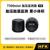[Tersedia] HFK T100mini Pemantau Tekanan Tayar Motosikal Penutup Injap Pengesan Tekanan dan Suhu Tay