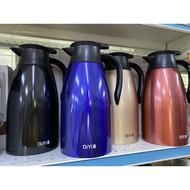 2L 304 Stainless Steel Vacuum Insulated Flask with Press Buttom Thermal Flask