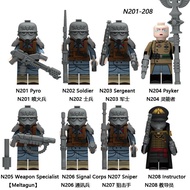 New Warhammer40K Krieg Death Troopers Imperial Defense Force Building Block Toy N201-N208 1M1B
