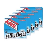 อาท ARS PLUS ยาจุดกันยุง ควันน้อย ยากันยุง ยากันยุงแบบขด จุดในห้องแอร์ได้ ฆ่ายุงได้ Low Smoke Formula Mosquito Coil   (แพ็ค 5 กล่อง )