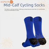 ESPOIR1 Cycling Socks, Professional Breathable Mountain Bike Sock,  Moisture-Wicking Mid-Calf Quick 