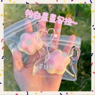 GANTUNGAN FF NEW keychain mini taba micro chicken hamster squishy texture chewy sticky key chain A-G