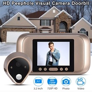 3.2 Inches Home Safeguard Door Viewer Camera LED HD Smart Viewer Digital Visual Doorbell Door Camera