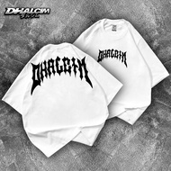 DISTRO T-SHIRT METAL FUL DESIGN COTTON 24S THICK | METAL WHITE DISTRO T-SHIRTS, METAL SCREEN-PRINTED