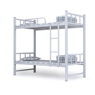 {SG Sales}Double Decker Bed Frame Double Bed Loft Bed Bed High Low Home School Dormitory Bunk Bed Staff Dormitory Double Decker Bed Children's Adult Bed