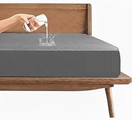 100% Waterproof Premium Cotton Feel Mattress Protector King Size 78x72 Inches | Breathable and Hypoa