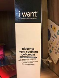 I want Placenta aqua soothing gel cream