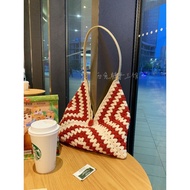 祖母格托特包钩针编织材料包diy创意毛线休闲包单肩Grandmother Ge Tote bag crochet material bag dillll222.sg20250819