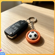 {Bakilili}  3d Printed Football Keychain Durable Football Keyring 3d Printed Mini Rotatable Football