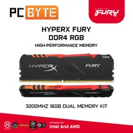 Kingston HyperX FURY RGB DDR4 3200MHz 16GB (2x8) Desktop Memory RAM