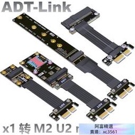 PCIe x1轉M.2 U.2 mini PCI-E SFF8639延長線 無線網卡 NVMe ADT