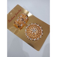 HijabRing 7524 GM/ Hijab Accessories Muslim Fashion / Accessories Hijab Accessories Hijab Pin