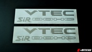 สติ๊กเกอร์ VTEC Dohc งานสกีน มีแบบสีอ่อน และสีเข้ม (คู่ละ)