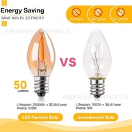 Flea Light Accessories C7E14 Bulb LED220V0.5W Flea Light Bulb Flea Trap Accessories