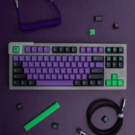 Gmk Mecha-01 EVA Keycaps 130 KeycapsSherry Profile PBT ห้าด้านการระเหิดพร้อม2U เปลี่ยน1.75U สำหรับเช