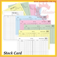 Stock Card 5x8 7x10 | Stock Record Card | Inventory Card | Kad Stok | 庫存卡